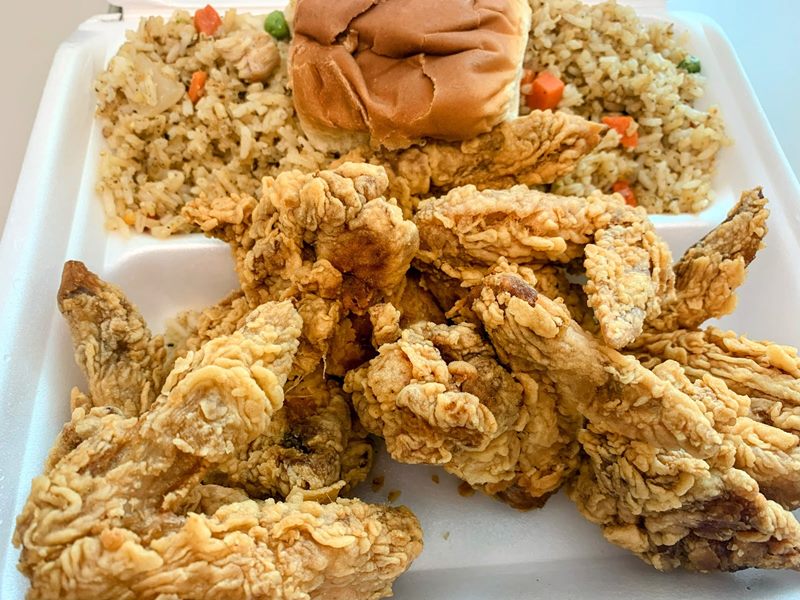 #1 Chicken Rice & Seafood food